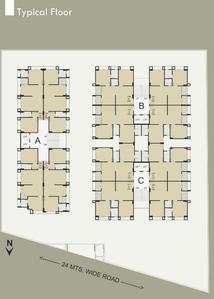 Project Image of 570.49 - 592.66 Sq.ft 2 BHK Apartment for buy in Arham Florance