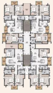 Project Image of 1700.0 - 1760.0 Sq.ft 3 BHK Apartment for buy in Global Solitaire
