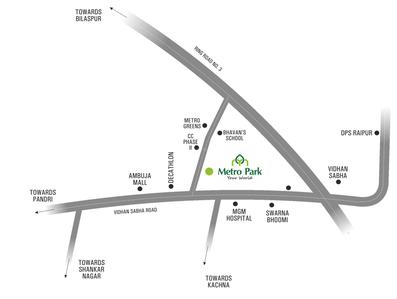 Project Image of 1100.07 - 2329.85 Sq.ft Residential Plot Plot for buy in Metro Park