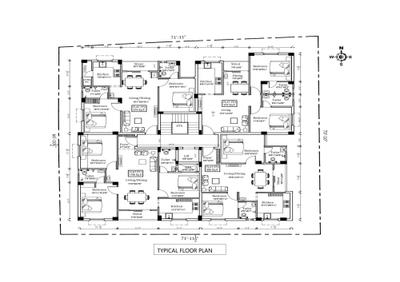 Project Image of 896.0 - 1146.0 Sq.ft 2 BHK Apartment for buy in MS KLM Flats