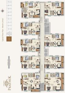 Project Image of 788.0 - 1226.0 Sq.ft 2 BHK Apartment for buy in Vazhraa Prathik Phase 1