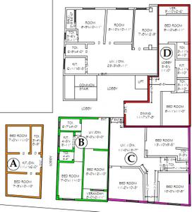 Project Image of 365.0 - 1720.0 Sq.ft 1 BHK Apartment for buy in Dutta Betor Appartment