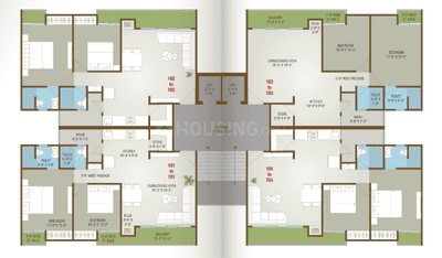 Project Image of 950.1 - 1529.7 Sq.ft 2 BHK Apartment for buy in Pancham Edifice
