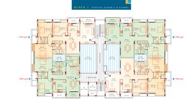 Project Image of 1485.0 - 2694.0 Sq.ft 3 BHK Apartment for buy in Appaswamy City Square