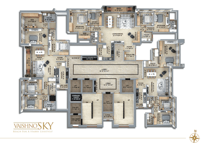 Project Image of 460.16 - 757.13 Sq.ft 1 BHK Apartment for buy in Vaishno Sky
