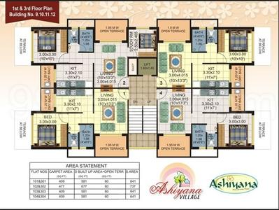 Project Image of 575.0 - 1035.0 Sq.ft 1 BHK Apartment for buy in Ashiyana Village