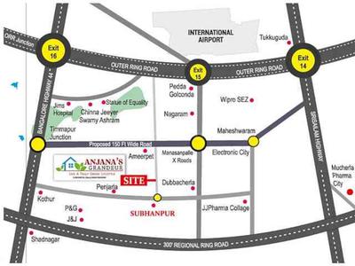 Sri Mani Anjana S Grandeur Location Plan 1