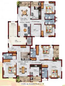 KCee Block 21 P T Rajan Salai Cluster Plan 1