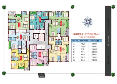 Project Image of 835.0 - 1326.0 Sq.ft 2 BHK Apartment for buy in GP Homes Elanza