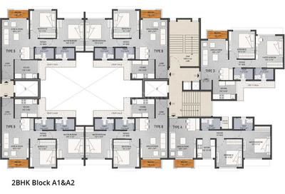 Project Image of 216.0 - 633.99 Sq.ft 1 RK Apartment for buy in Heera Commanders Heera Siddhi Homes