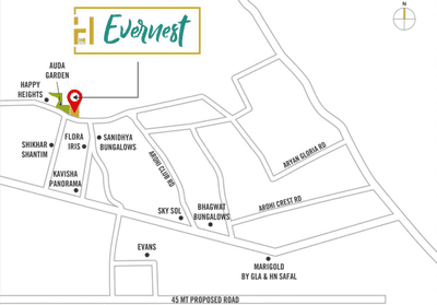Project Image of 410.54 - 418.18 Sq.ft 1 BHK Apartment for buy in RRG HR Evernest