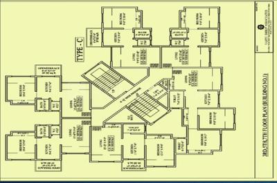 Project Image of 0.0 - 191.92 Sq.ft 1 RK Apartment for buy in THDC Ambrosia 15