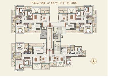 Project Image of 970.0 - 1970.0 Sq.ft 2 BHK Apartment for buy in Vighnaharta Sai Enclave