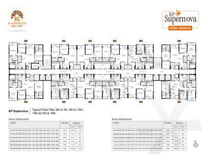 Project Image of 800.0 - 1130.0 Sq.ft 2 BHK Apartment for buy in KP Supernova