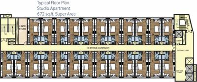 Project Image of 672.0 - 775.0 Sq.ft Studio Studio Apartment for buy in AIPL Joy Street