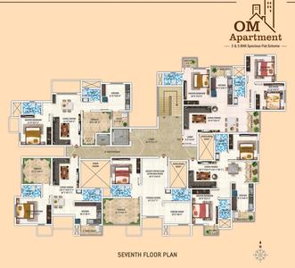 Project Image of 558.86 - 858.1 Sq.ft 1 BHK Apartment for buy in Om Apartment
