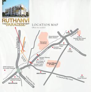 Project Image of 1103.0 - 1557.0 Sq.ft 2 BHK Apartment for buy in Sri Ruthanvi Paradise