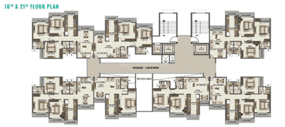 Project Image of 583.94 - 728.93 Sq.ft 2 BHK Apartment for buy in Ritz Phase II