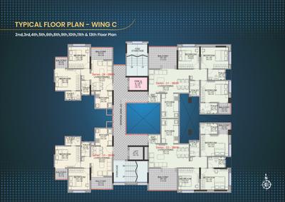 Project Image of 535.0 - 833.02 Sq.ft 2 BHK Apartment for buy in Millennium Amara