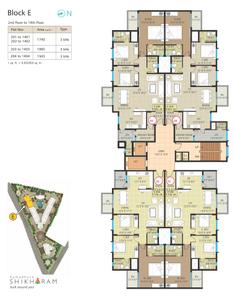 Project Image of 1209 Sq.ft 2 BHK Apartment / Flat for sale in K R Puram for Rs. 12300000