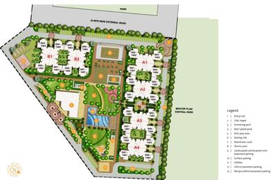 Project Image of 2205.0 - 2450.0 Sq.ft 3 BHK Apartment for buy in Unitech Exquisite
