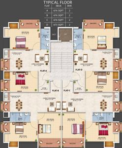 Project Image of 673.0 - 1334.0 Sq.ft 2 BHK Apartment for buy in Crown Palace