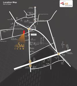 Project Image of 0.0 - 638.3 Sq.ft 2 BHK Apartment for buy in KK Sai Icon Wing B