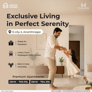 Project Image of 1035.0 - 1475.0 Sq.ft 2 BHK Apartment for buy in Aavya Homes