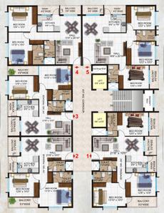 Project Image of 1000.0 - 1550.0 Sq.ft 2 BHK Apartment for buy in Ankur Heights