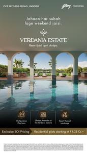 Project Image of 1500.0 - 2500.0 Sq.ft Residential Plot Plot for buy in Godrej Verdania Estates