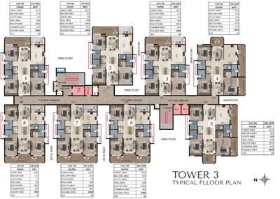 Project Image of 2460.0 - 2755.0 Sq.ft 3 BHK Apartment for buy in Rubrick Meluha