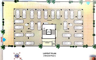 Project Image of 576.95 - 630.98 Sq.ft 2 BHK Apartment for buy in Mangalam Apartment