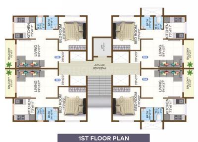 Project Image of 384.0 - 425.0 Sq.ft 1 BHK Apartment for buy in Shree Samarth Prasad