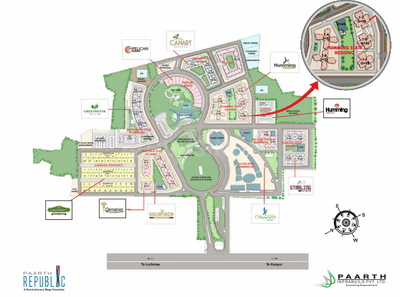 Project Image of 0.0 - 1234.0 Sq.ft 4 BHK Apartment for buy in Paarth Humming Phase 2