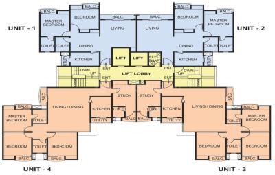 Project Image of 1547.0 - 4608.0 Sq.ft 2 BHK Apartment for buy in Ansal Orchard Greens