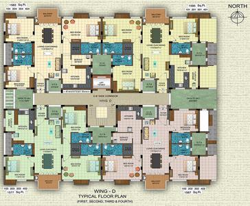 Project Image of 1400.0 - 1611.0 Sq.ft 3 BHK Apartment for buy in LCS City Utopia
