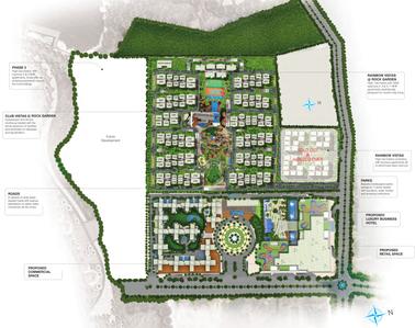 Project Image of 2000.0 - 3000.0 Sq.ft 3 BHK Apartment for buy in Cybercity Rainbow Vista At Rock Garden Sapphire Q Block