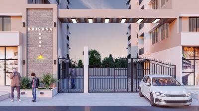 Project Image of 350.0 - 480.0 Sq.ft 1 BHK Apartment for buy in Krishna Dham