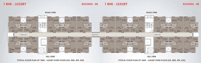 Project Image of 413.0 - 799.0 Sq.ft 1 BHK Apartment for buy in Xrbia