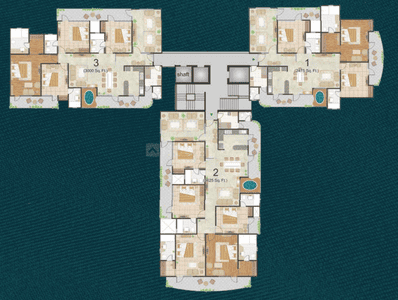 Project Image of 1240.0 - 2394.0 Sq.ft 3 BHK Apartment for buy in Prateek Stylome