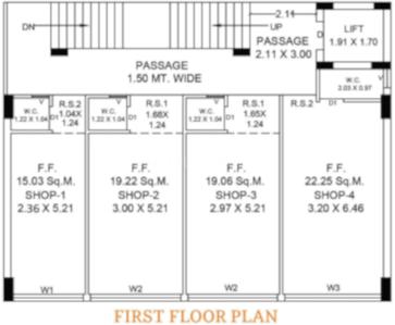 Project Image of 246.82 - 292.46 Sq.ft 1 BHK Apartment for buy in Sanskruti Square