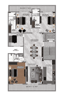 Project Image of 0.0 - 4680.0 Sq.ft 4 BHK Builder Floor for buy in AS Ulta Luxury Floor 14