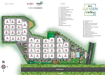 Project Image of 1295.0 - 1920.0 Sq.ft 2 BHK Apartment for buy in RK Oxygen Valley