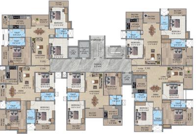 Project Image of 573.0 - 2273.0 Sq.ft 1 BHK Apartment for buy in Akshat Utopian Heights