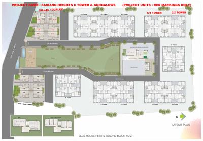Project Image of 645.83 - 837.0 Sq.ft 2 BHK Apartment for buy in Sairang Heights C Tower