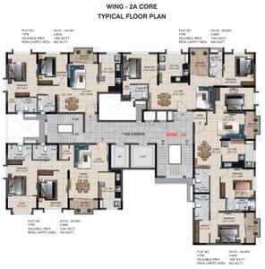 Project Image of 1477.0 - 1662.0 Sq.ft 3 BHK Apartment for buy in S And P New Haven Ribbon Walk