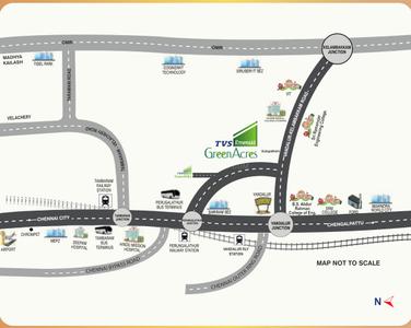 Project Image of 0.0 - 1200.0 Sq.ft Residential Plot Plot for buy in TVS Green Acres Phase III Plot