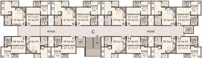Project Image of 990 Sq.ft 2 BHK Apartment / Flat for sale in Narolgam for Rs. 2650000