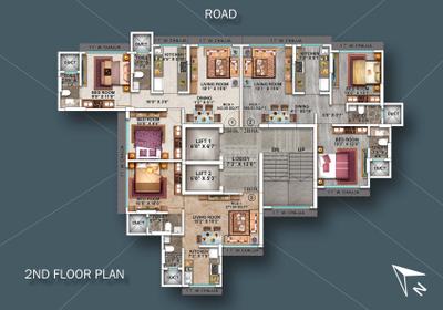Project Image of 371.89 - 610.1 Sq.ft 1 BHK Apartment for buy in Aakar Padma Rekha CHSL