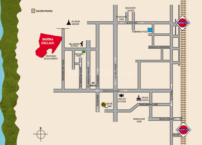 Project Image of 0.0 - 741.0 Sq.ft 2 BHK Apartment for buy in Gurukrupa Marina Enclave Wings M N Phase ll